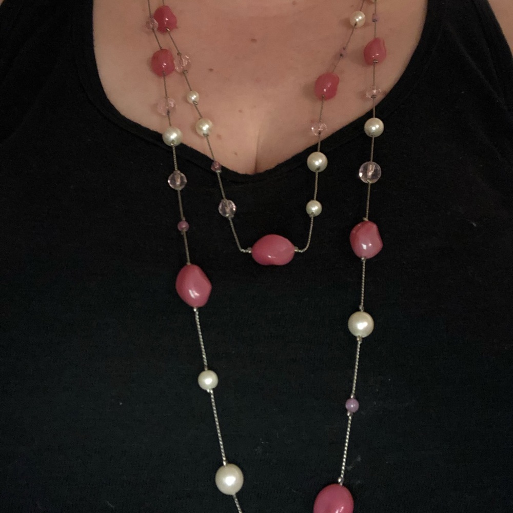 Vintage Francesca’s Collections Pink Necklace